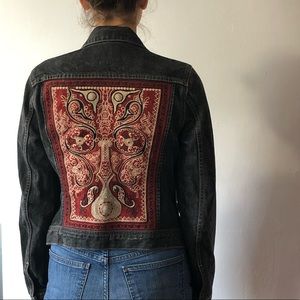 Lucky Brand Embroidered Denim Jacket
